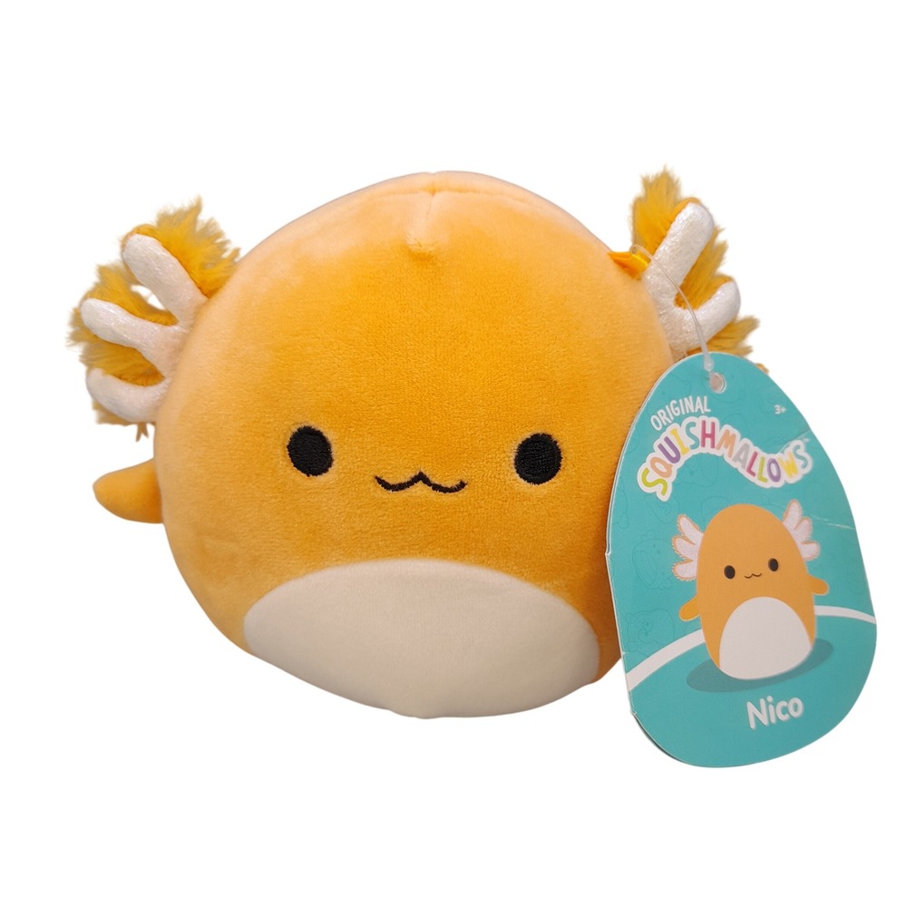 Squishmallows Nico the Orange Axolotl 5 Inch Plush S5-872 New with Tags